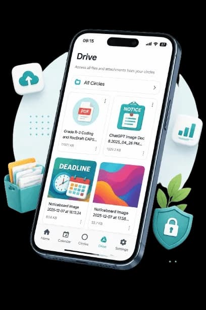 Noticeboard app drive preview